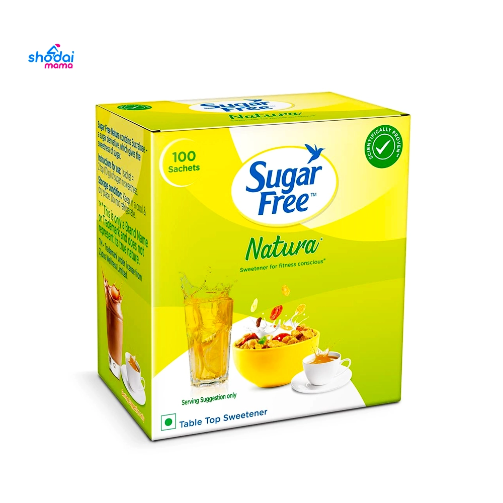 Sugar Free Natura 100 Sachet Box